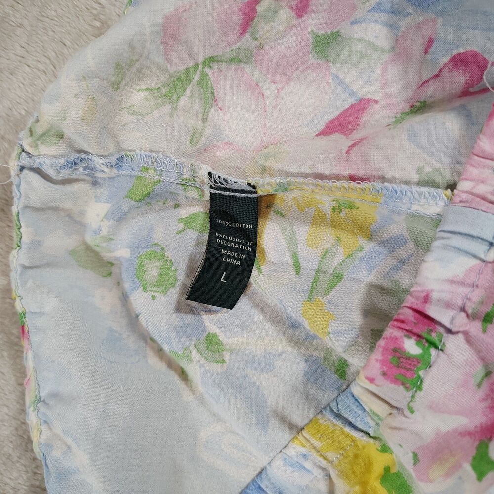 Lauren Ralph Lauren Floral Pajama Set Romantic Sleepwear XL L Cottagecore Soft - Picture 8 of 13